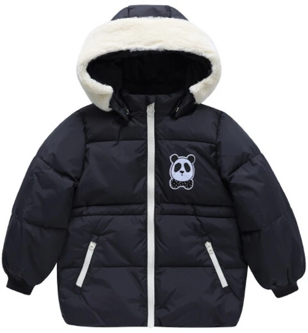 [미니로디니] 2271015199 (Panda hooded puffer jacket) 판다 푸퍼 아동 자켓