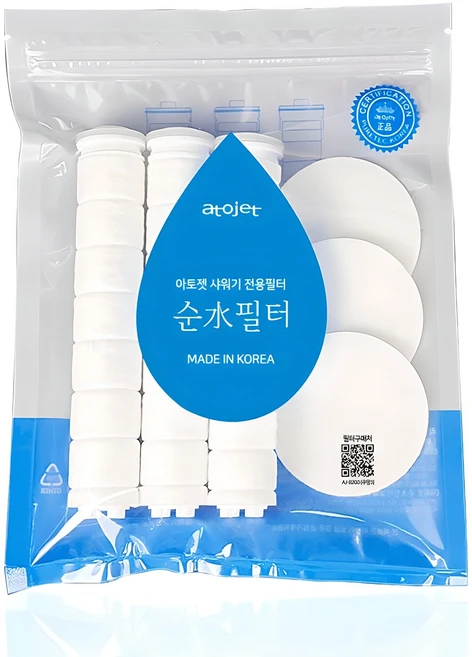 아토젯 순수필터 바디필터 3p + 헤드필터 3p, 1개