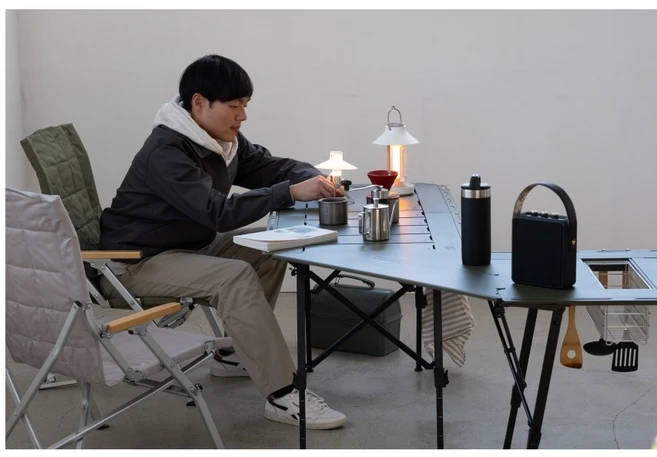 아크틱헤븐 IGT 폴딩 테이블 코너 유닛, 블랙