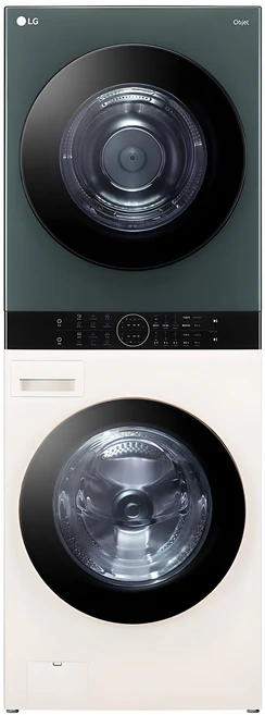 LG전자 트롬 오브제컬렉션 워시타워 W20EGAN 세탁기 23kg + 건조기 20kg 방문설치, 네이처베이지 + 네이처그린