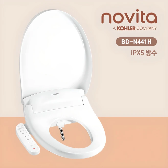 노비타 완전방수 탈취가능 풀스테인레스노즐 비데 BD-N441H, 기사방문설치