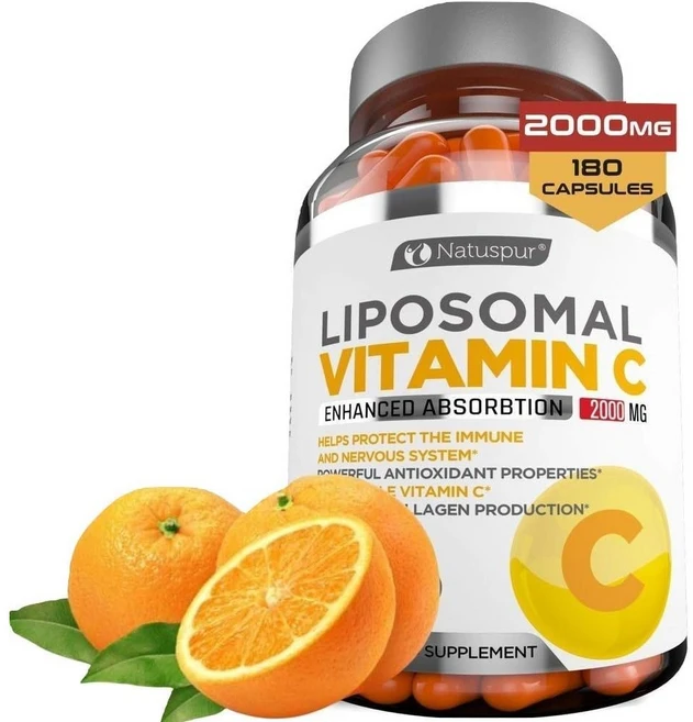 Vitology Labs 리포조말 비타민C 2000mg 180정, 1개