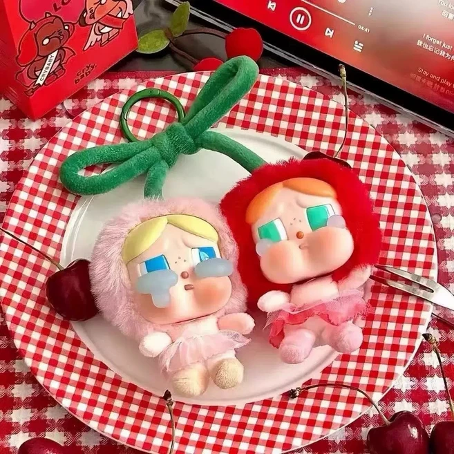 크라이베이비 사랑의눈물 체리 키링 인형, 1개