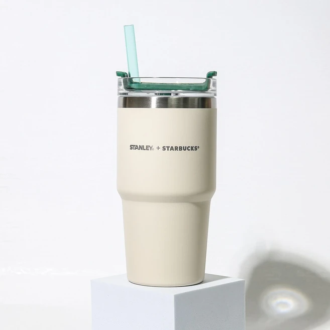 [스타벅스] SS 스탠리 크림 켄처 텀블러, 591ml, 1개