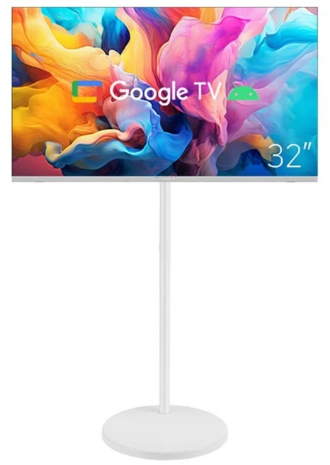 무빙큐빅스 스마트 삼탠바이미 SET 이동식 tv 거치대 스탠바이미, 32인치, GTNB321HD11(화이트), 스탠드형, 고객직접설치