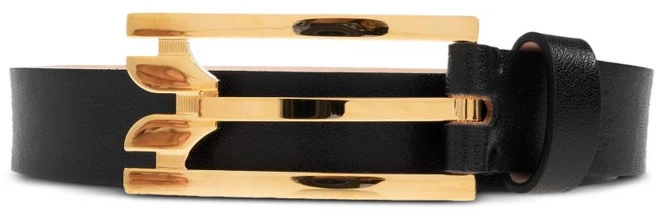 빅토리아베컴 와이드 버클 레더 벨트