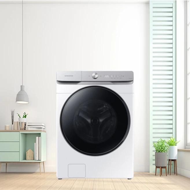 삼성전자 그랑데 AI 드럼세탁기 WF21T6500KW 21kg 방문설치, 화이트