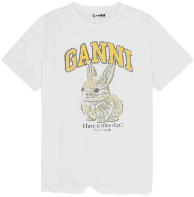 GANNI(가니) 버니 티셔츠