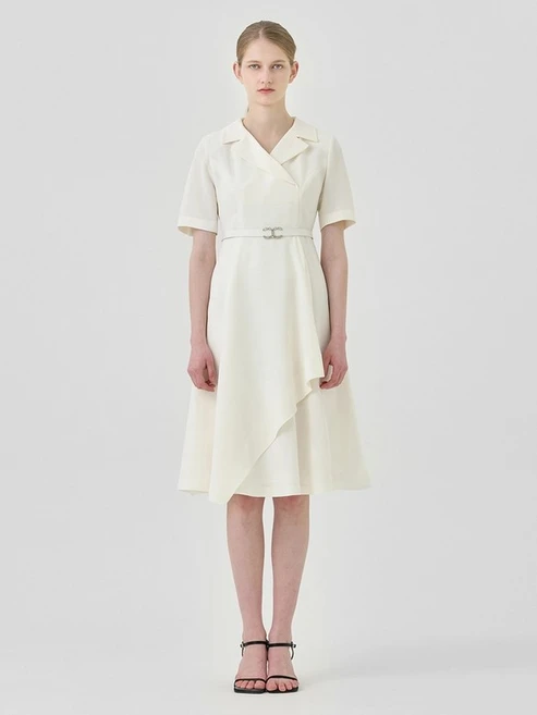 케네스레이디 론디슨 벨티드 드레이프 원피스 EWOPNE0300 마감임박!!!