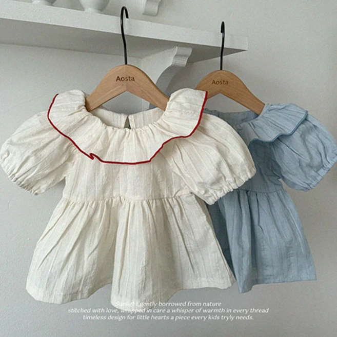아오스타 드메리블라우스(여름) 아기 유아 블라우스 여름블라우스 여름아동복 아기옷