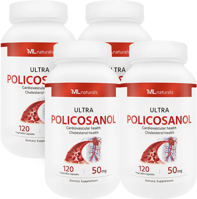 마이라이프 내추럴스 폴리코사놀 50mg, 120정, 4개