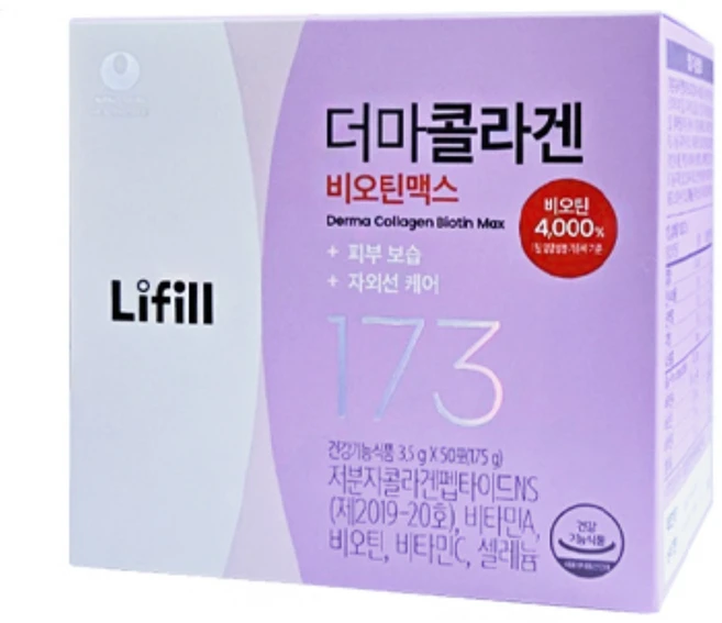 라이필 더마콜라겐 비오틴맥스 10p, 3.5g, 180개