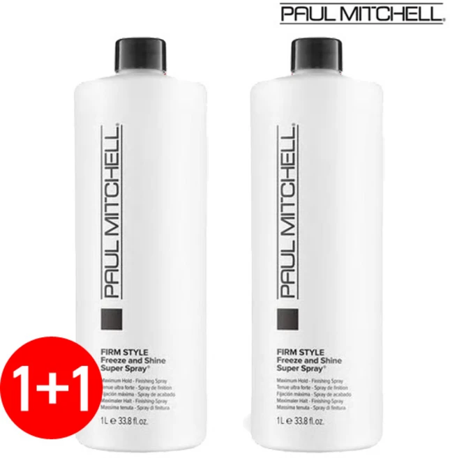 폴미첼 [1+1] 프리즈앤샤인 1000ml x 2개 헤어스프레이, 1L