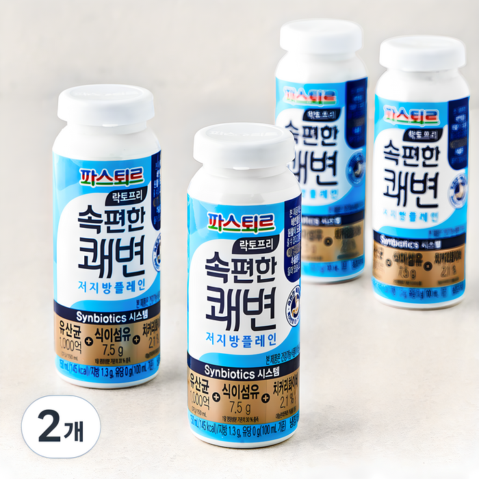 파스퇴르 속편한 쾌변 저지방 플레인 요구르트 4입, 600ml, 2개 대표 이미지 - 똥 잘나오는 법 추천