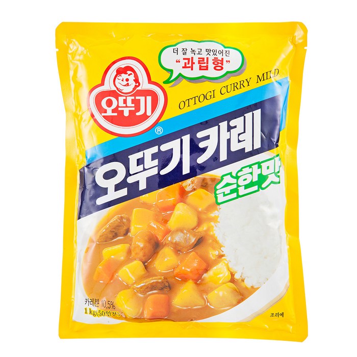 오뚜기 카레 순한맛, 1kg, 1개 대표 이미지 - 오뚜기 카레 추천