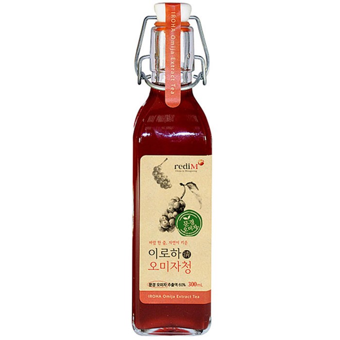 이로하 오미자청, 300ml, 1병 대표 이미지 - 오미자청 추천