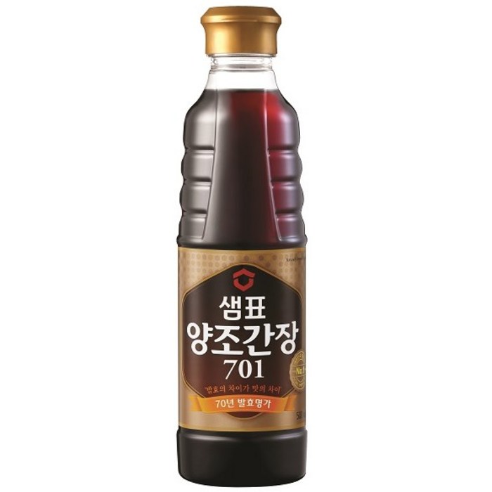샘표 양조간장 701, 500ml, 1개 대표 이미지 - 간장 추천