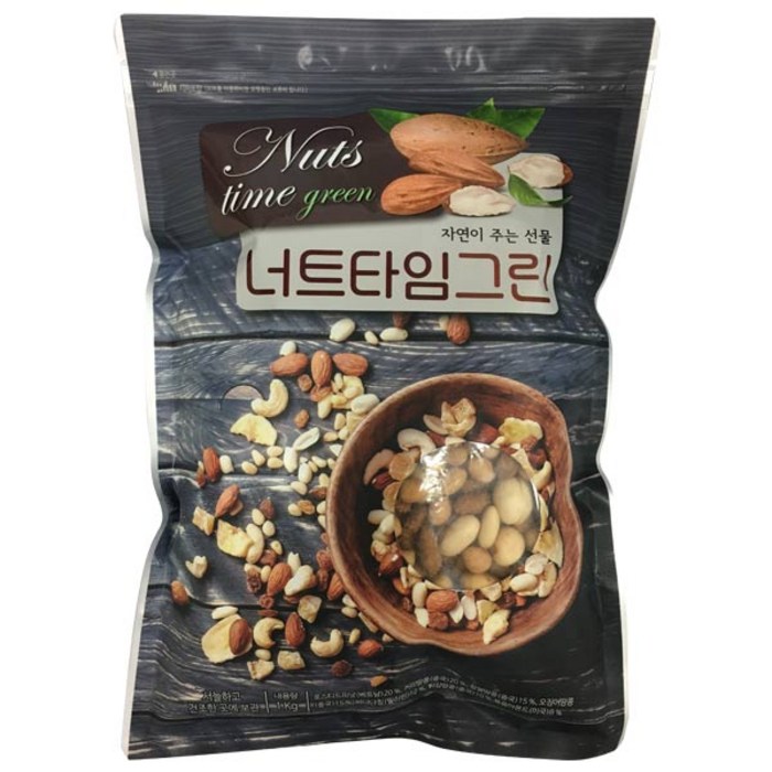 너트타임 그린 리필, 1kg, 1개 대표 이미지 - 믹스넛 추천