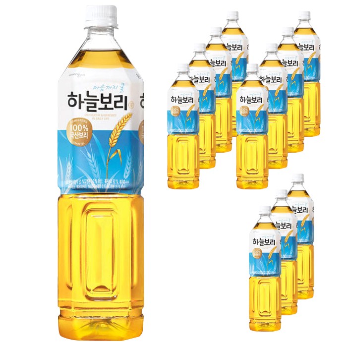 웅진 하늘보리, 1.5L, 12개 대표 이미지 - 보리차 음료수 추천