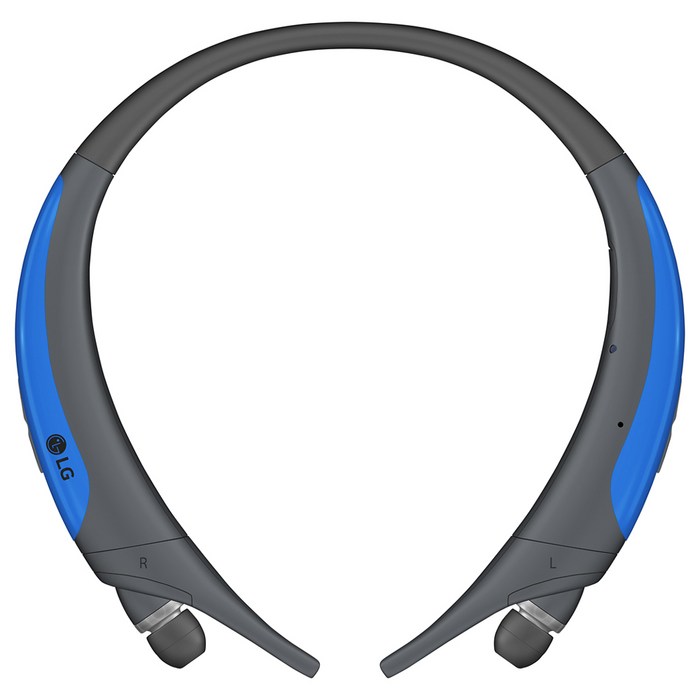 LG전자 톤플러스 블루투스 방수 이어폰 + 이어젤 + 윙팁 2p, HBS-850, 그레이 + 블루 대표 이미지 - LG전자 톤플러스 추천