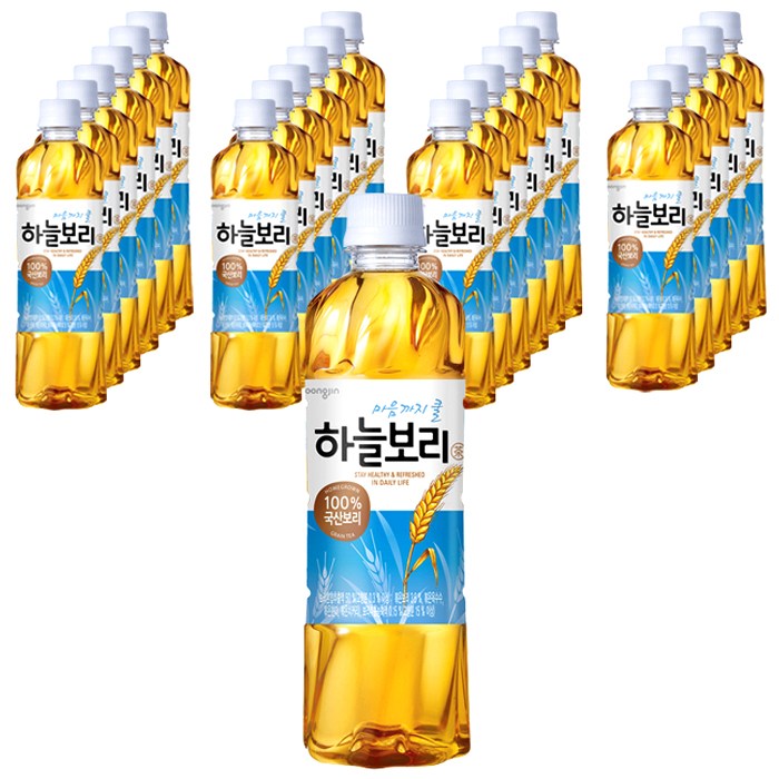 웅진 하늘보리, 500ml, 24개 대표 이미지 - 보리차 음료수 추천
