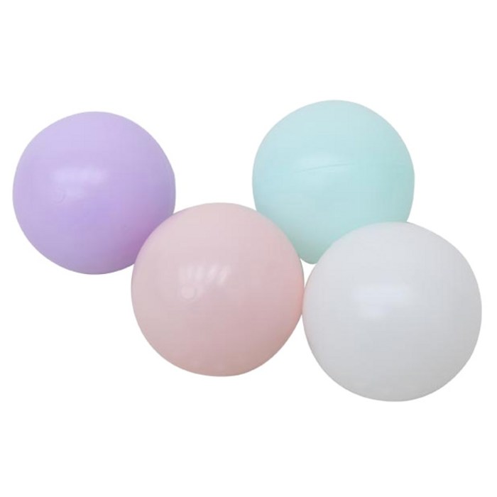 아하토이 킹콩 마시멜로 볼풀공 100p, 연보라,연민트,연분홍,흰색 대표 이미지 - 볼풀공 추천