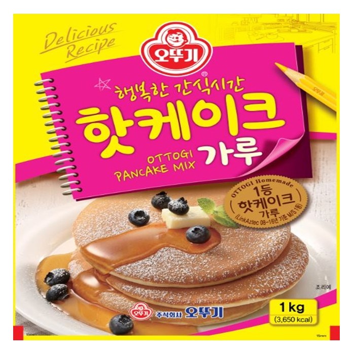 오뚜기 핫케이크가루 오리지널, 1kg, 1개 대표 이미지 - 케이크 믹스 추천