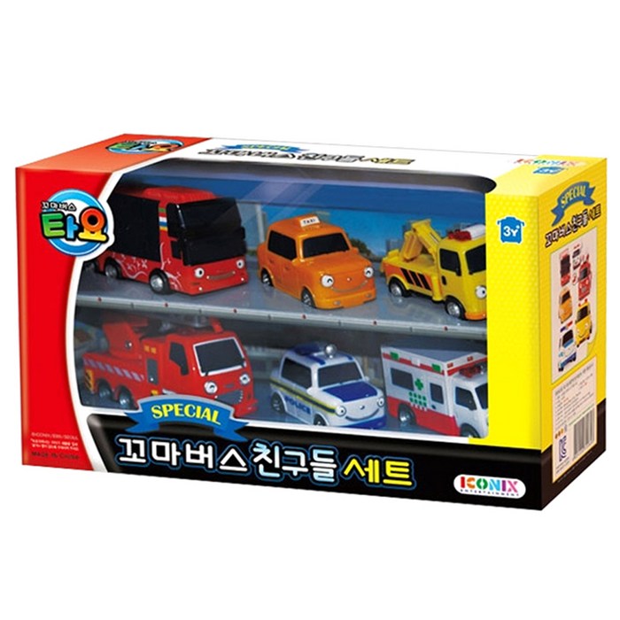 타요 스페셜 꼬마버스 친구들 6종 세트, 혼합색상 대표 이미지 - 어린이날 선물 추천