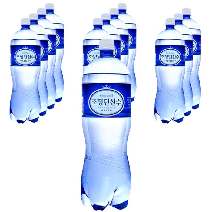 초정탄산수 플레인, 1.5L, 12개 대표 이미지 - 미네랄 워터 추천