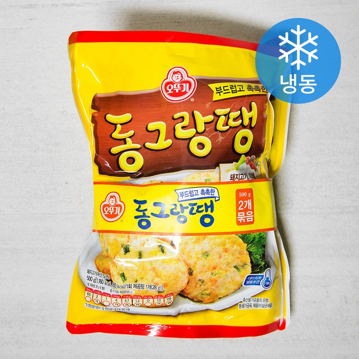 오뚜기 부드럽고촉촉한 동그랑땡 (냉동), 500g, 2개입 대표 이미지 - 동그랑땡 추천