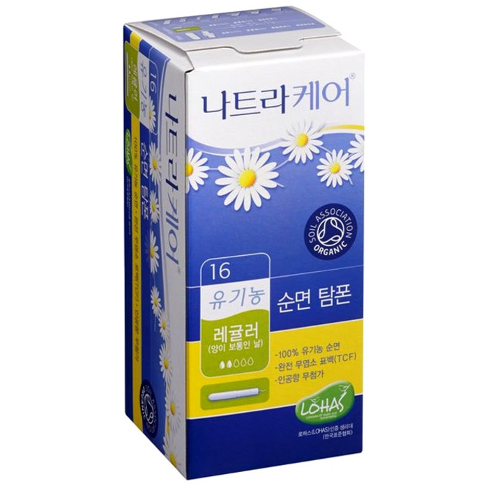 나트라케어 어플리케이터 탐폰 레귤러, 16개입, 1개 대표 이미지 - 탐폰 추천