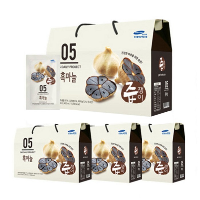 즙쟁이 흑마늘즙, 80ml, 120개입 대표 이미지 - 흑마늘 추천