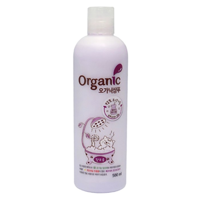 오가닉 고양이 샴푸 장모용, 500ml, 1개 대표 이미지 - 고양이 샴푸 추천
