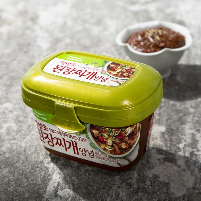 풀무원 찬마루 청양초 된장찌개 양념, 450g, 1개 대표 이미지 - 된장 추천