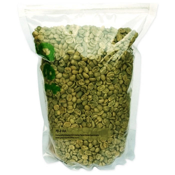 그린어쓰 케냐 AA, 생두, 1kg 대표 이미지 - 예가체프 원두 추천