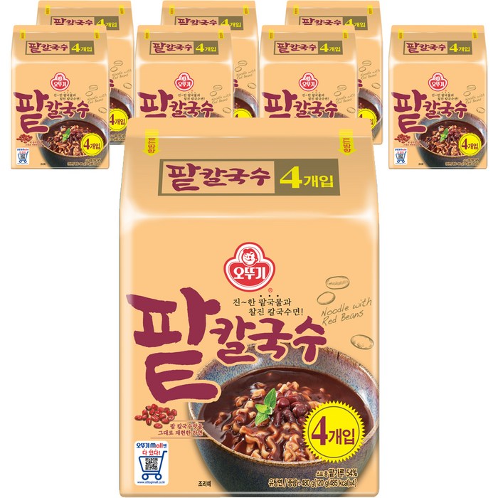 오뚜기 팥칼국수, 120g, 32개입 대표 이미지 - 칼국수 추천