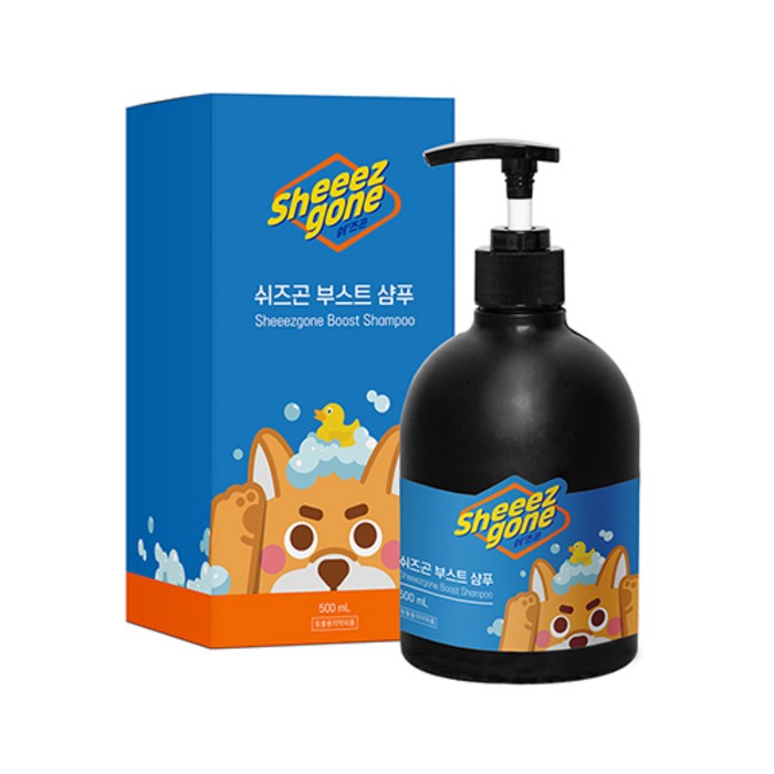 쉬즈곤 반려동물 부스트 샴푸 애플블라썸향 500ml, 1개 대표 이미지 - 강아지 샴푸 추천