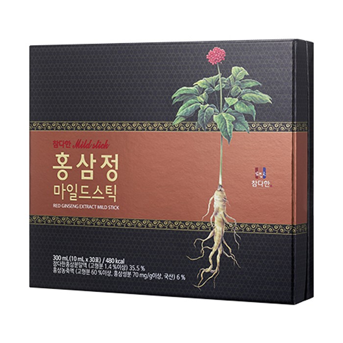 참다한 홍삼정 마일드 진액스틱 30p, 300ml, 1개 대표 이미지 - 6년근 홍삼 추천