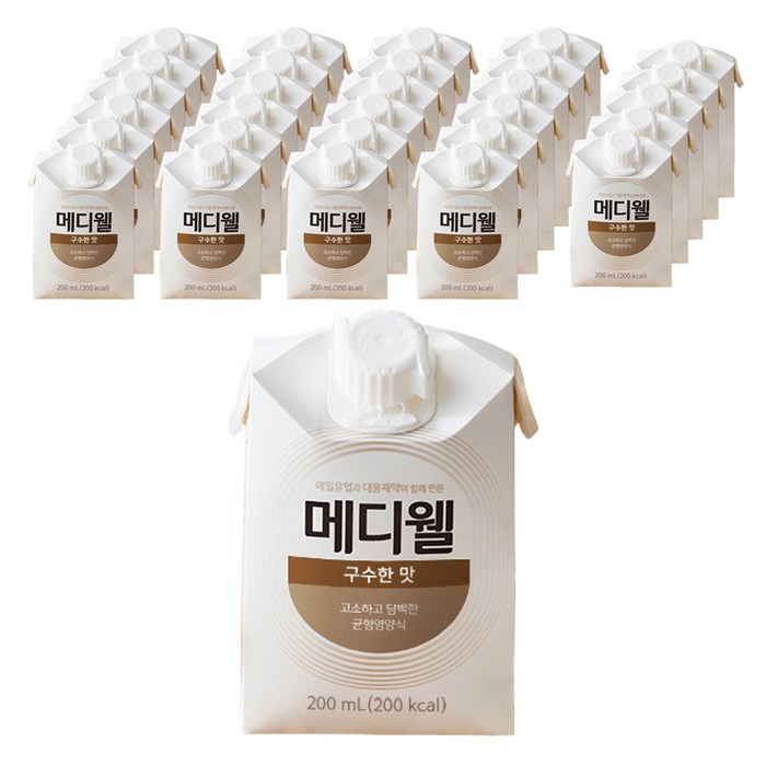 메디웰 구수한맛, 30개, 200ml 대표 이미지 - 당뇨식 추천