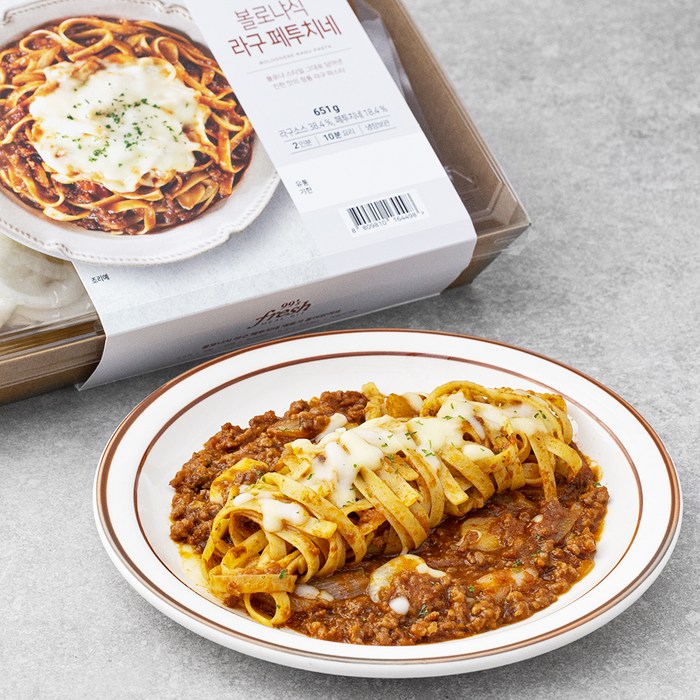 프레시지 99's fresh 볼로냐식 라구 페투치네, 1개, 651g 대표 이미지 - 양식 밀키트 추천