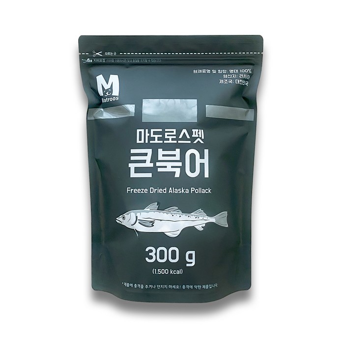 마도로스펫 반려동물 트릿 건조간식, 큰북어, 300g, 1개 대표 이미지 - 트릿 추천