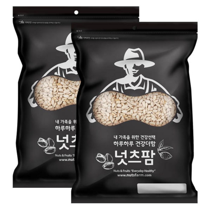 넛츠팜 해바라기씨, 800g, 2개입 대표 이미지 - 해바라기씨 추천