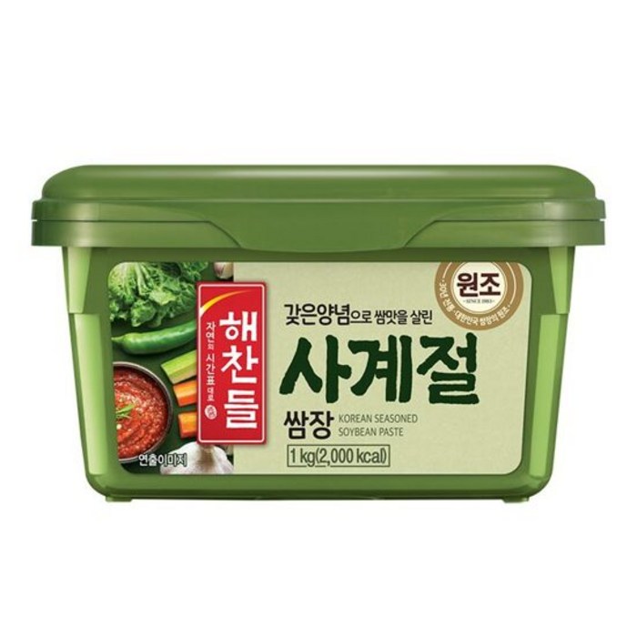 CJ/제일제당/해찬들 사계절쌈장 1kg-1개, 1kg, 1개 대표 이미지 - 쌈장 추천
