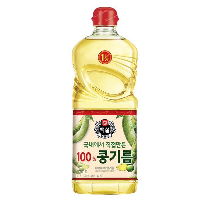 백설 콩기름, 1500ml, 1개 대표 이미지 - 식용유 추천