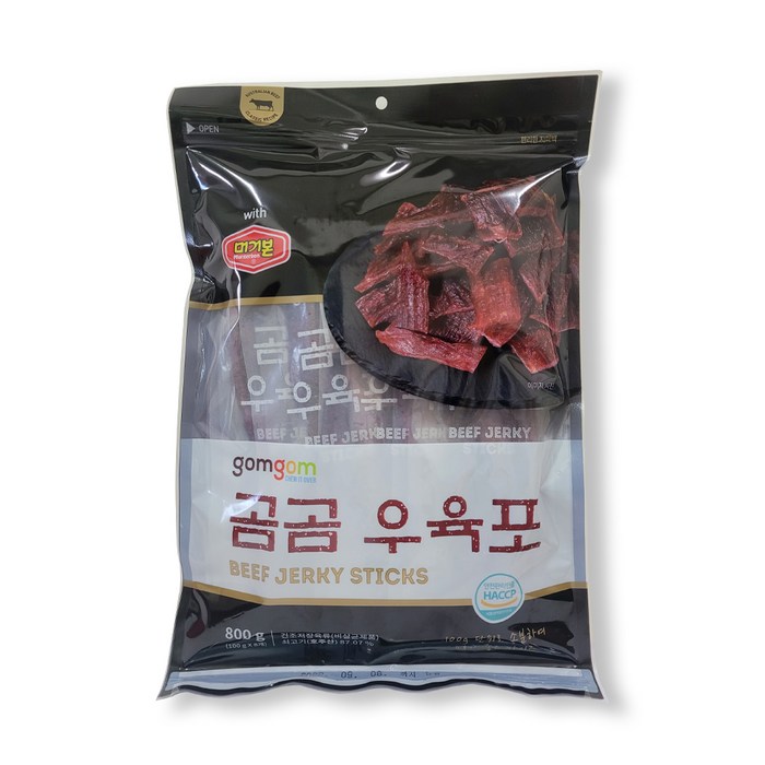 곰곰 우육포, 100g, 8개입 대표 이미지 - 곰곰 과자 추천