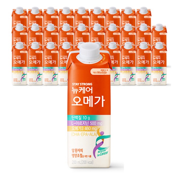 대상웰라이프 뉴케어 오메가 암환자영양식, 200ml, 30개 대표 이미지 - 뉴케어 영양식 추천