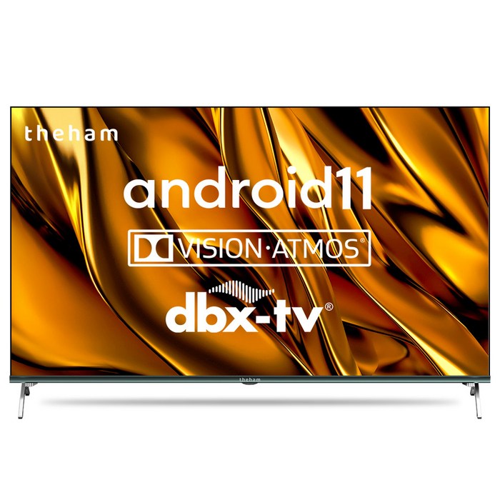 더함 4K UHD LED TV, 108cm(43인치), TA434-AVQ221C, 스탠드형, 자가설치 대표 이미지 - 원룸 TV 추천