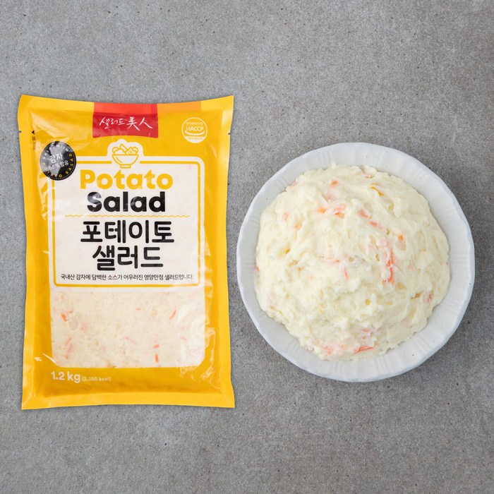 샐러드미인 포테이토샐러드, 1.2kg, 1개 대표 이미지 - 샐러드 추천