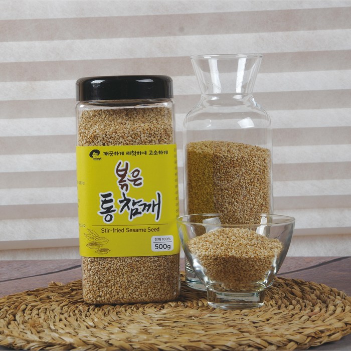 엉클탁 통에담은 볶은 통 참깨, 500g, 1개 대표 이미지 - 짬통 추천