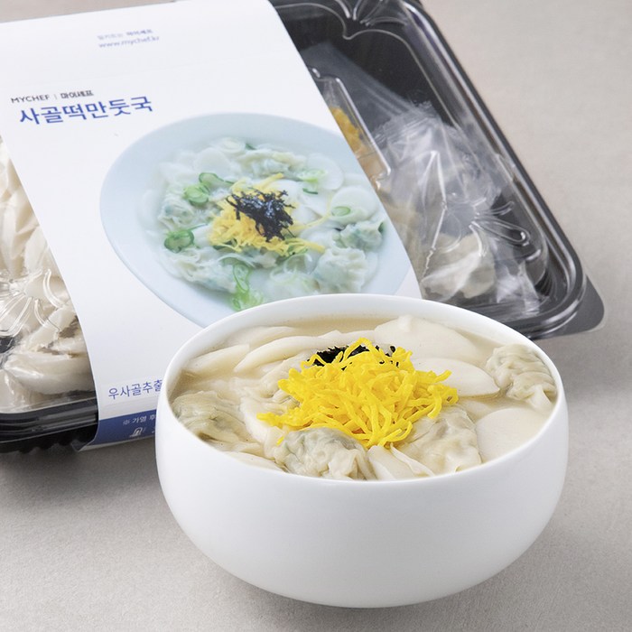 MYCHEF 사골 떡만둣국 2인, 758g, 1개 대표 이미지 - 떡만두국 추천